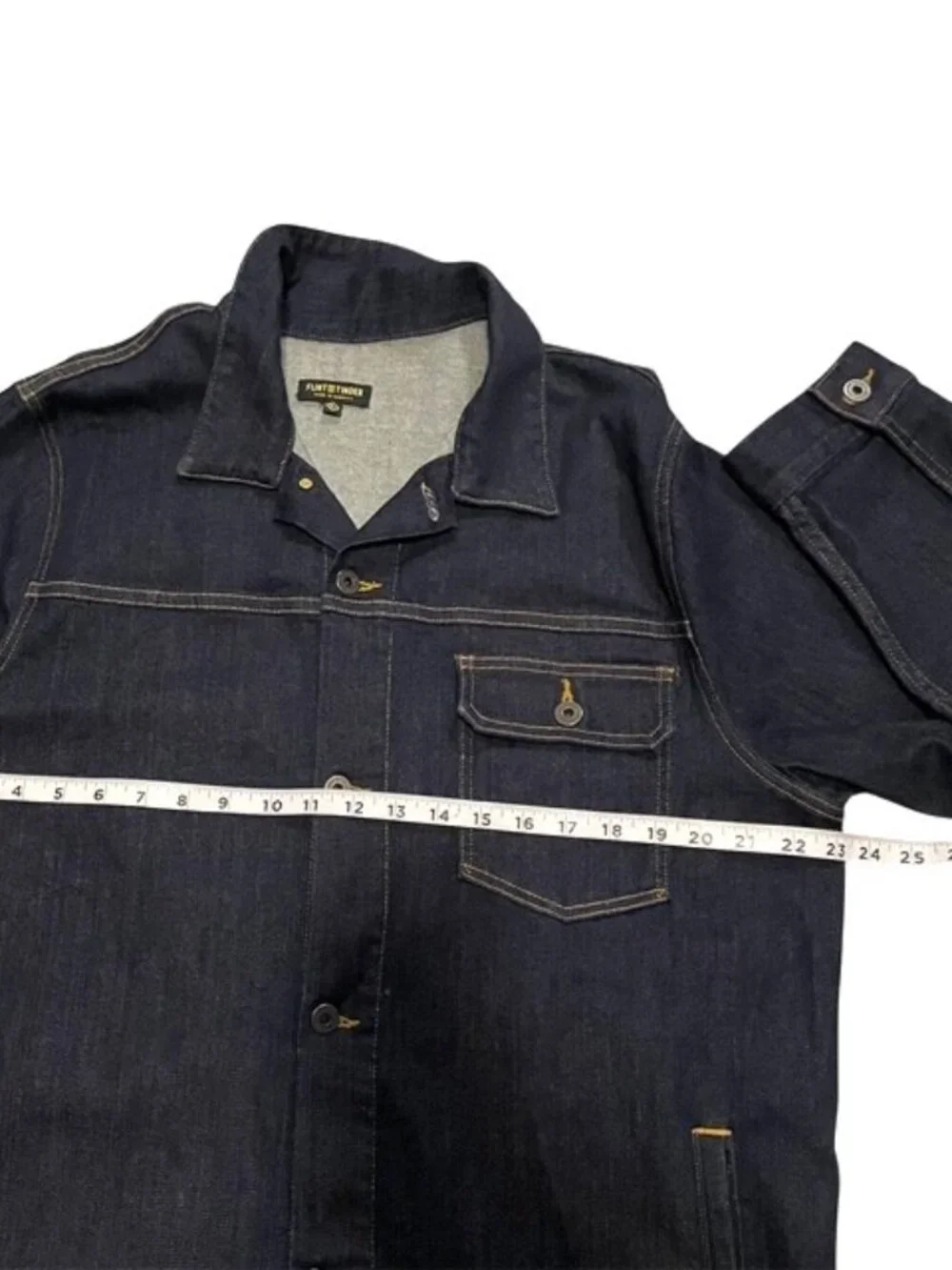 Men's Flint and Tinder Stretch Denim Trucker Jacket Size 2X
